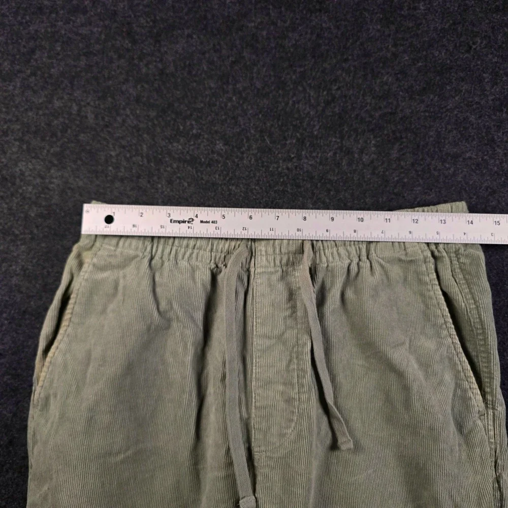 Todd Snyder Stretch Weekend Pants Corduroy Drawstring Elastic Green Men's XS